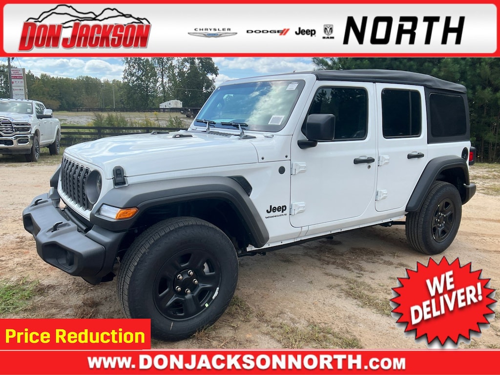 New 2026 Jeep Wrangler 4-DOOR SPORT Sport Utility