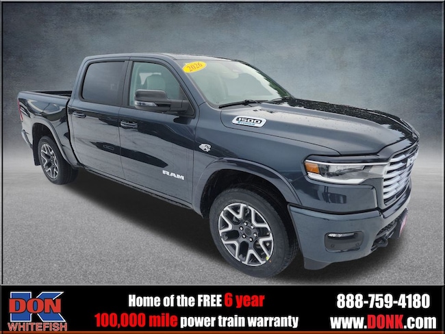 New 2026 Ram 1500 LARAMIE CREW CAB 4X4 5'7 BOX Pickup for sale in Whitefish, MT