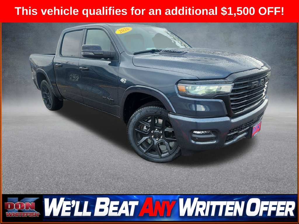 2026 Ram 1500 LARAMIE CREW CAB 4X4 5'7 BOX Pickup