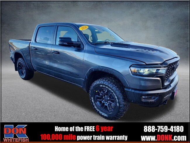 New 2026 Ram 1500 REBEL CREW CAB 4X4 5'7 BOX Pickup for sale in Whitefish, MT