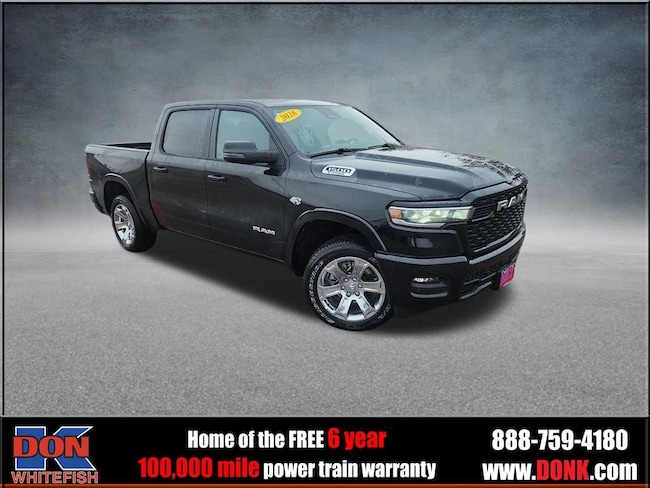 New 2026 Ram 1500 BIG HORN CREW CAB 4X4 5'7 BOX Pickup for sale in Whitefish, MT