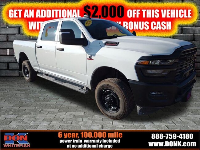 New 2026 Ram 2500 TRADESMAN CREW CAB 4X4 6'4 BOX Pickup for sale in Whitefish, MT