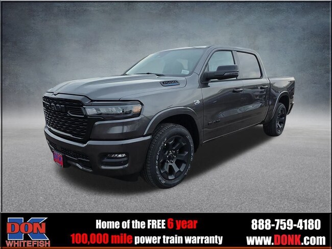 New 2026 Ram 1500 BIG HORN CREW CAB 4X4 5'7 BOX Pickup for sale in Whitefish, MT