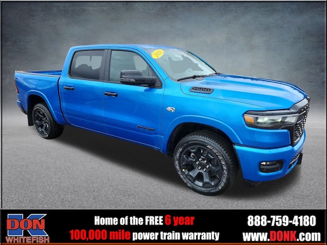 New 2026 Ram 1500 BIG HORN CREW CAB 4X4 5'7 BOX Pickup for sale in Whitefish, MT