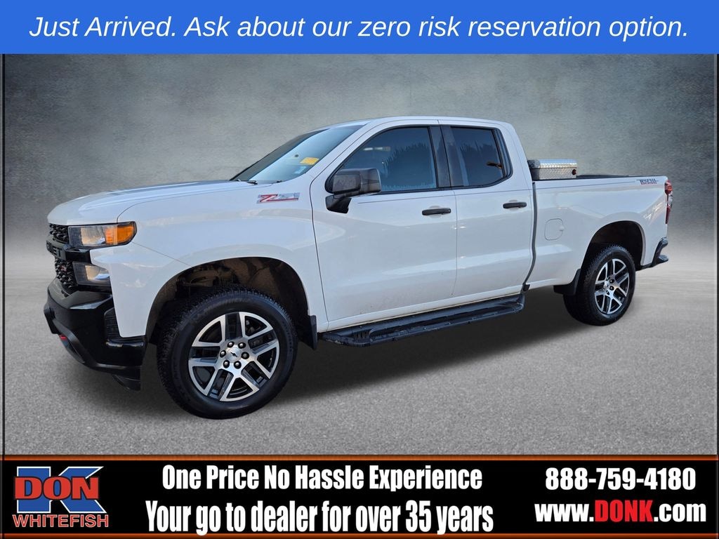 Used 2019 Chevrolet Silverado 1500 Silverado Custom Trail Boss Truck Double Cab