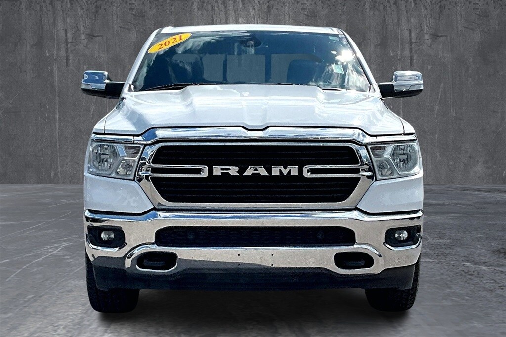 Used 2021 RAM Ram 1500 Big Horn with VIN 1C6SRFFT9MN704605 for sale in Whitefish, MT