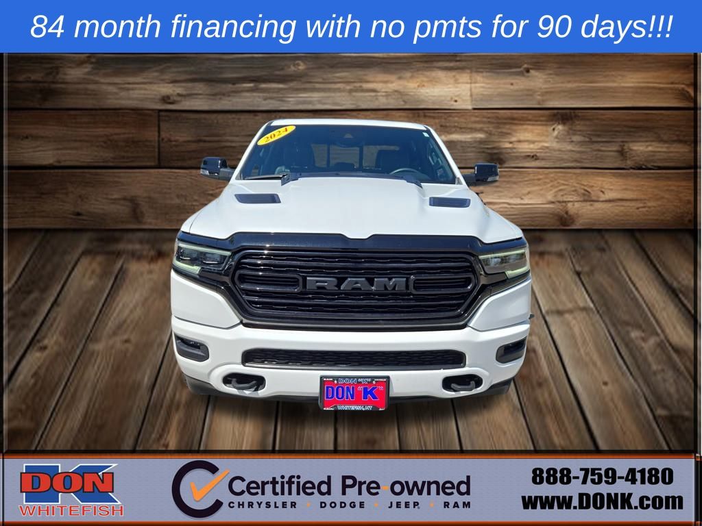 Certified 2024 RAM Ram 1500 Pickup Limited with VIN 1C6SRFHT3RN160820 for sale in Whitefish, MT