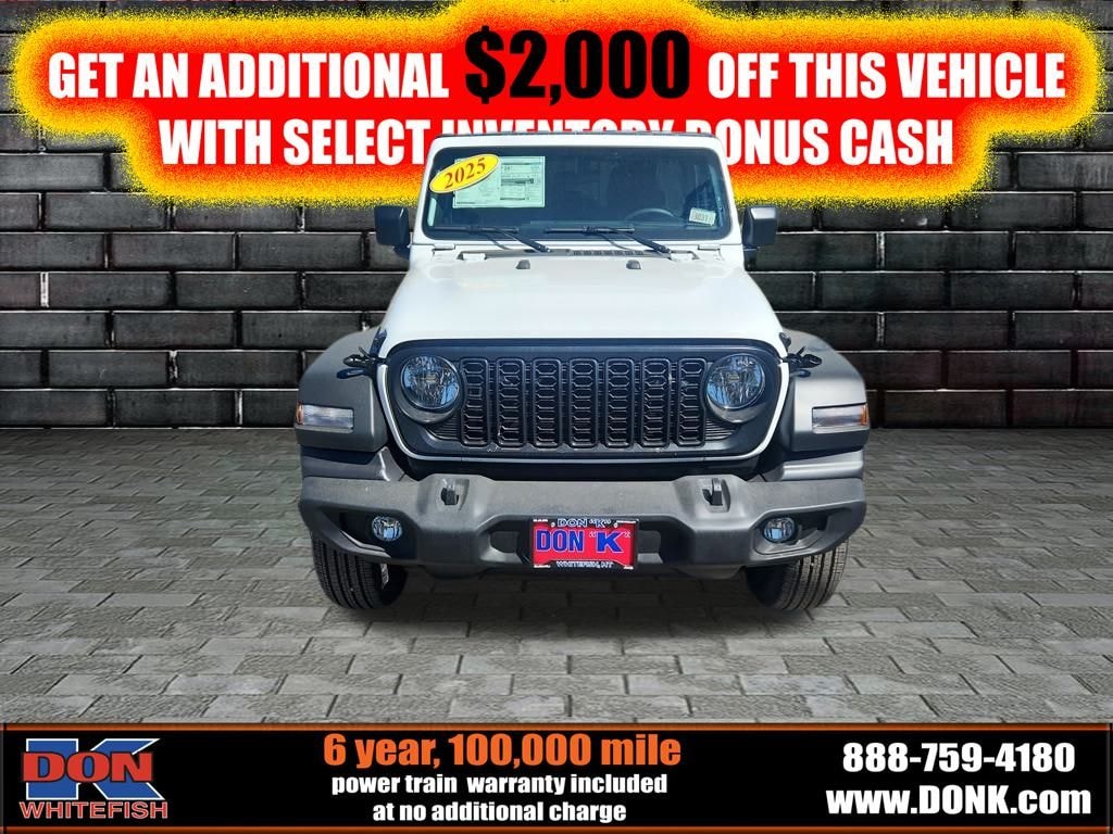 New 2025 Jeep Wrangler 4-DOOR SPORT Sport Utility