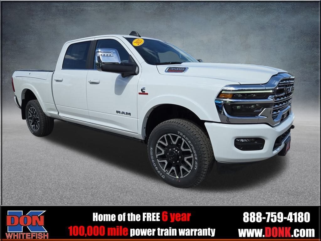 New 2025 Ram 3500 LIMITED LONGHORN CREW CAB 4X4 6'4 BOX Pickup