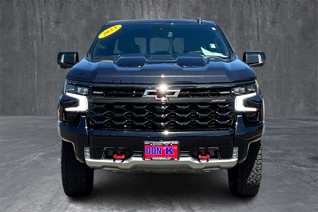 Used 2023 Chevrolet Silverado 1500 ZR2 with VIN 3GCUDHELXPG229475 for sale in Whitefish, MT