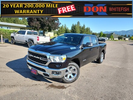 Featured New 2022 Ram 1500 BIG HORN CREW CAB 4X4 5'7 BOX Crew Cab for Sale in Whitefish, MT