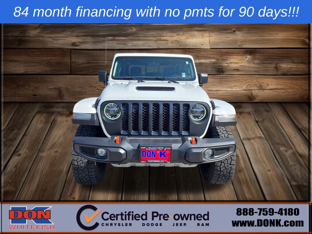 Certified 2022 Jeep Gladiator Mojave with VIN 1C6JJTEGXNL142474 for sale in Whitefish, MT