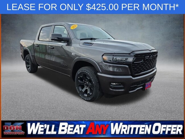 New 2026 Ram 1500 BIG HORN CREW CAB 4X4 5'7 BOX Pickup for sale in Whitefish, MT