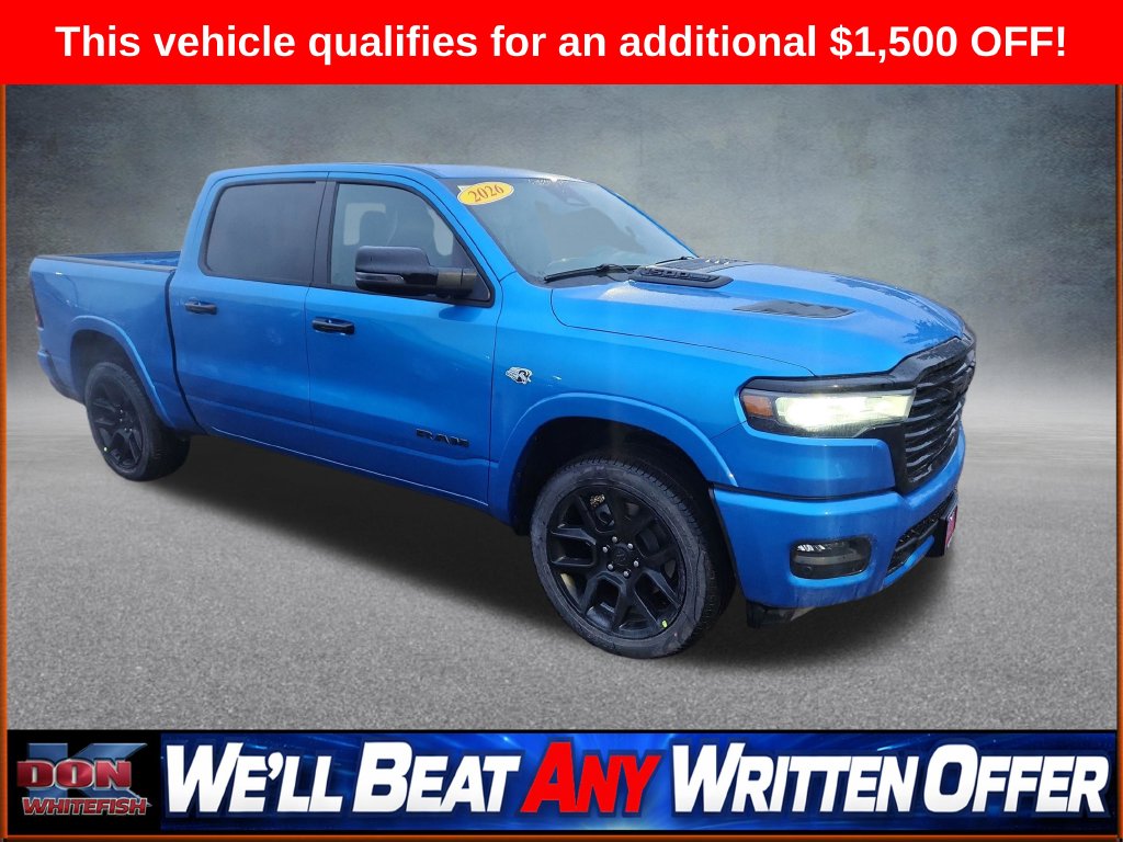 2026 Ram 1500 LARAMIE CREW CAB 4X4 5'7 BOX Pickup