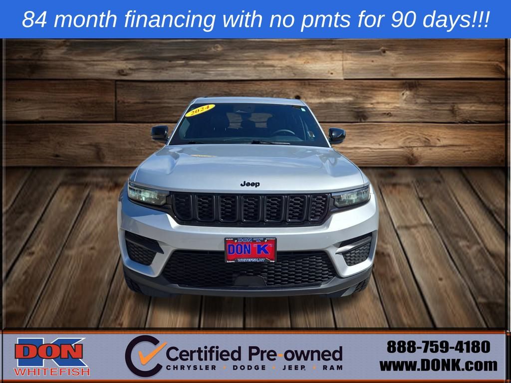 Certified 2024 Jeep Grand Cherokee Altitude with VIN 1C4RJHAG0R8507039 for sale in Whitefish, MT