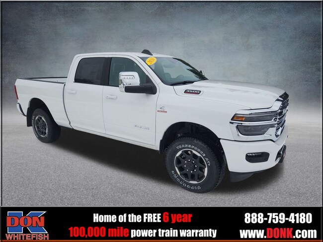 New 2026 Ram 3500 LARAMIE CREW CAB 4X4 6'4 BOX Pickup for sale in Whitefish, MT