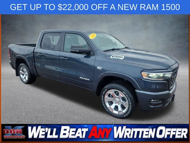 New 2026 Ram 1500 BIG HORN CREW CAB 4X4 5'7 BOX Pickup for sale in Whitefish, MT