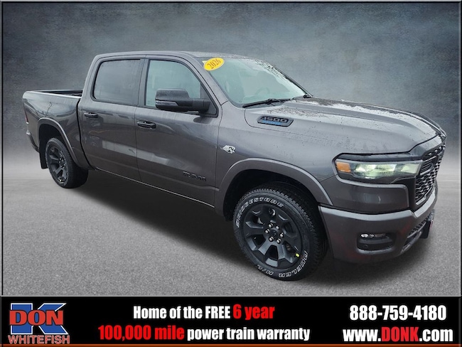 New 2026 Ram 1500 BIG HORN CREW CAB 4X4 5'7 BOX Pickup for sale in Whitefish, MT