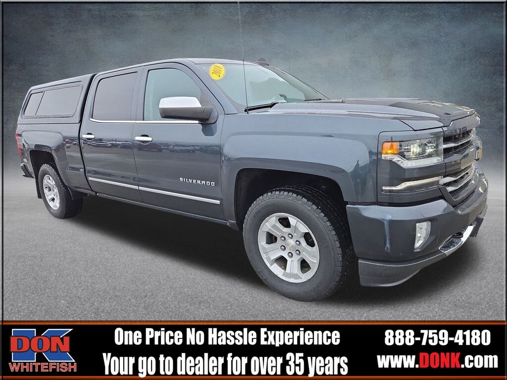 Used 2018 Chevrolet Silverado 1500 LTZ Z71 4WD Crew Cab