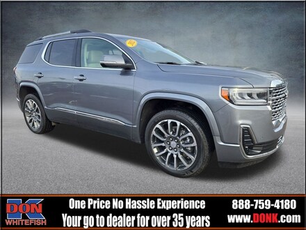 Featured Used 2022 GMC Acadia Denali 6 Passenger AWD SUV for Sale in Whitefish, MT