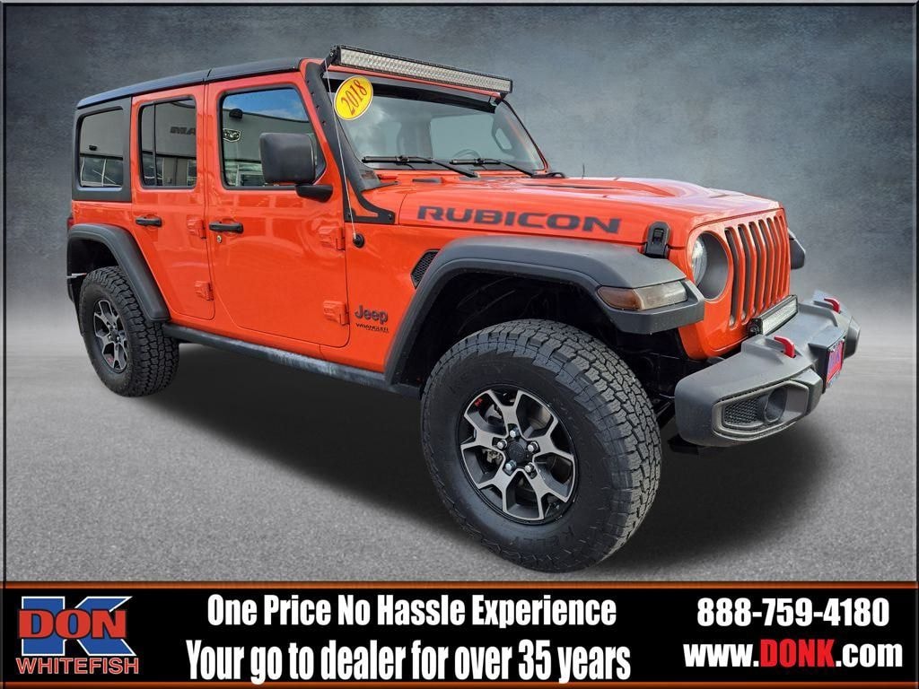 Used 2018 Jeep Wrangler Unlimited Rubicon 4x4 SUV