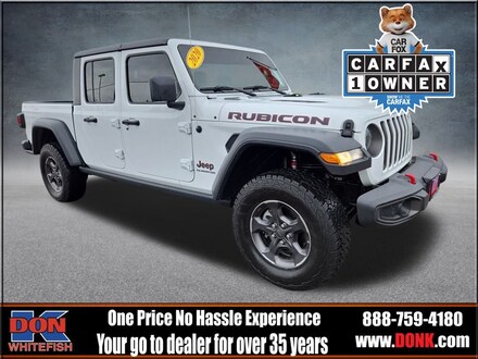 Featured Used 2020 Jeep Gladiator Rubicon 4x4 Truck Crew Cab for Sale in Whitefish, MT