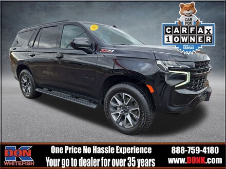 Featured Used 2023 Chevrolet Tahoe Z71 7 Passenger 4WD SUV for Sale in Whitefish, MT