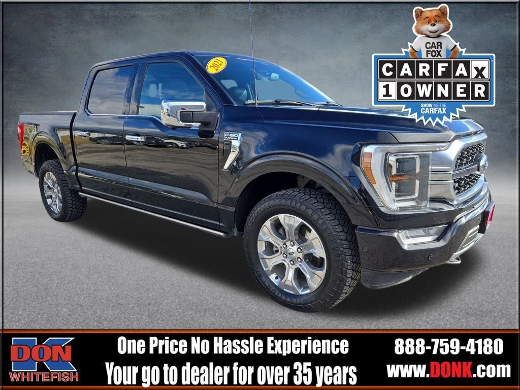 Used 2021 Ford F-150 Platinum 4x4 Truck SuperCrew Cab