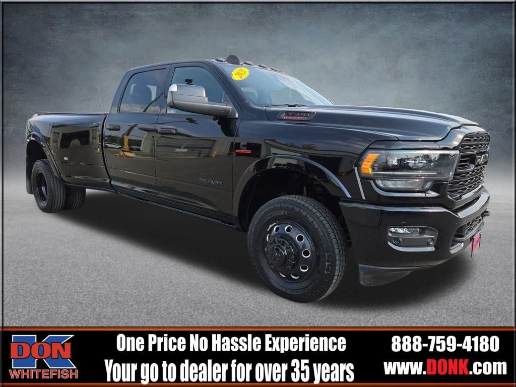 Used 2021 Ram 3500 Limited Night Edition DRW 4x4 Truck Crew Cab