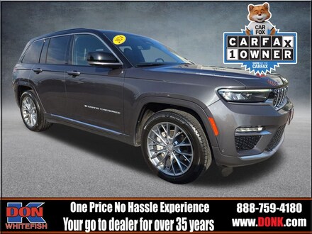 Featured Used 2024 Jeep Grand Cherokee Summit 4x4 SUV for Sale in Whitefish, MT