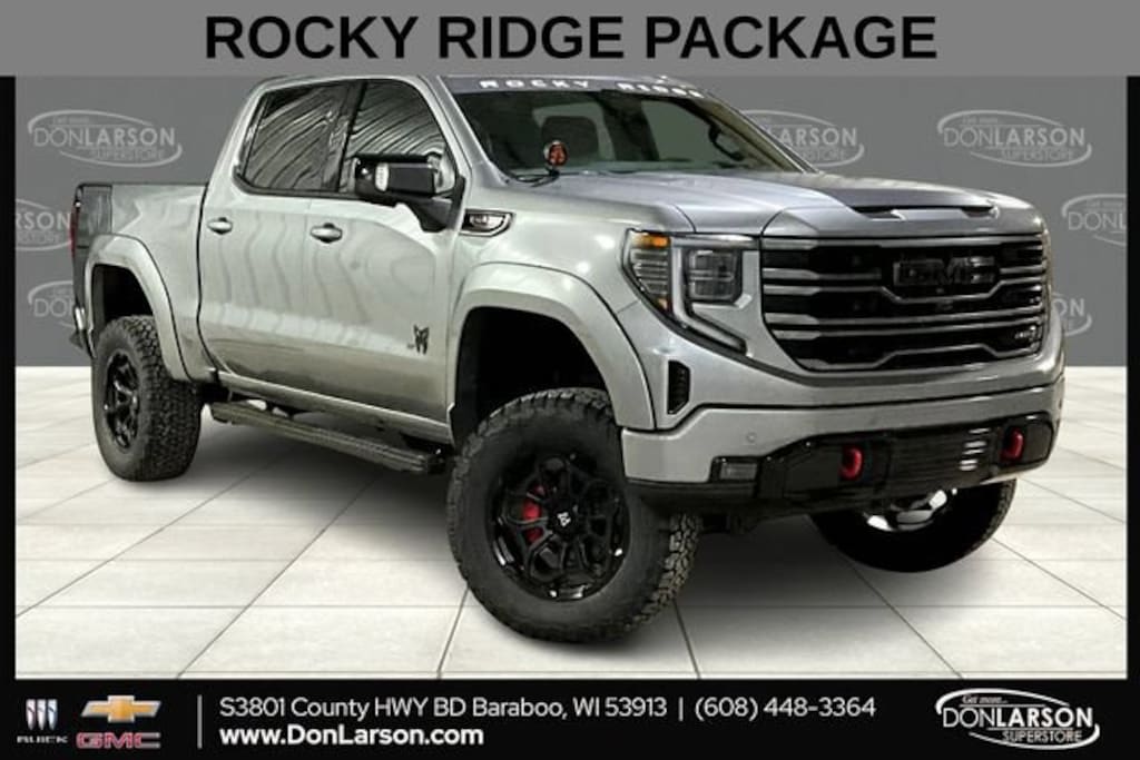 New 2025 GMC Sierra 1500 AT4 - Rocky Ridge Package with lift kit Truck
