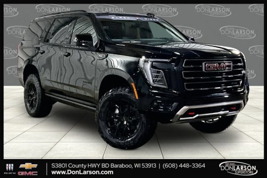 New 2026 GMC Yukon AT4 Black Widow - Supercharged SUV