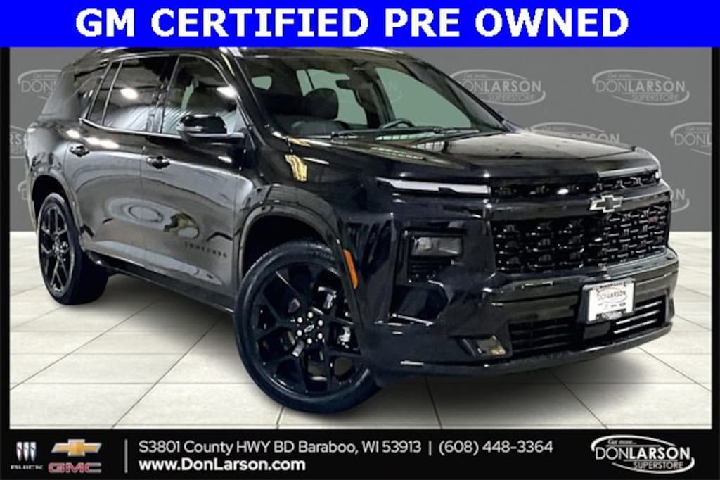 Certified 2024 Chevrolet Traverse RS SUV