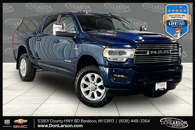 Blue 2023 RAM 2500 Pickup Truck Four-Wheel Drive