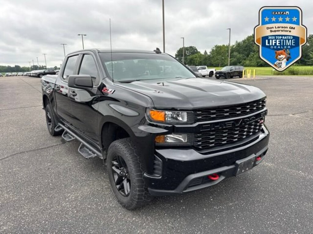 Used 2019 Chevrolet Silverado 1500 Custom Trail Boss Truck Crew Cab