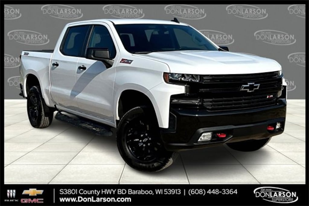 Used 2021 Chevrolet Silverado 1500 LT Trail Boss Truck Crew Cab
