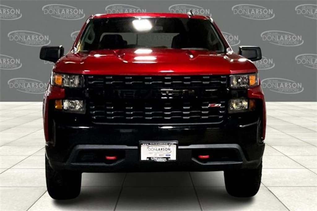 Certified 2021 Chevrolet Silverado 1500 Custom Trail Boss Truck Crew Cab