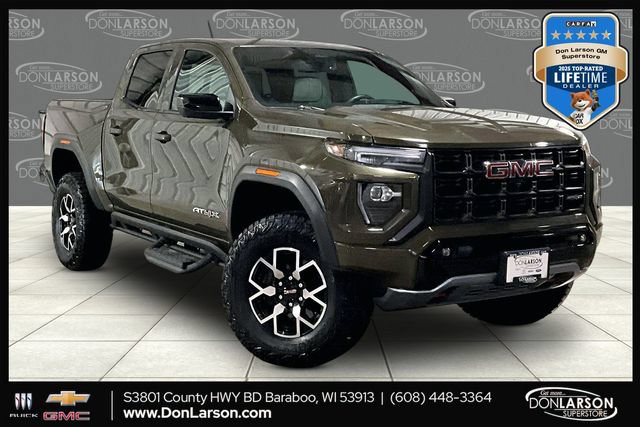 Deep Bronze Metallic 2024 GMC Canyon Pickup Truck Four-Wheel Drive 8-Speed Automatic
