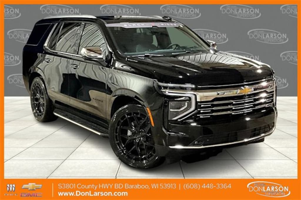 New 2025 Chevrolet Tahoe Premier Black Widow Package SUV