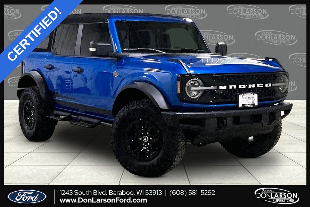 Velocity Blue Metallic 2024 Ford Bronco Wildtrak 4-Door 4WD SUV / Crossover Four-Wheel Drive Automatic