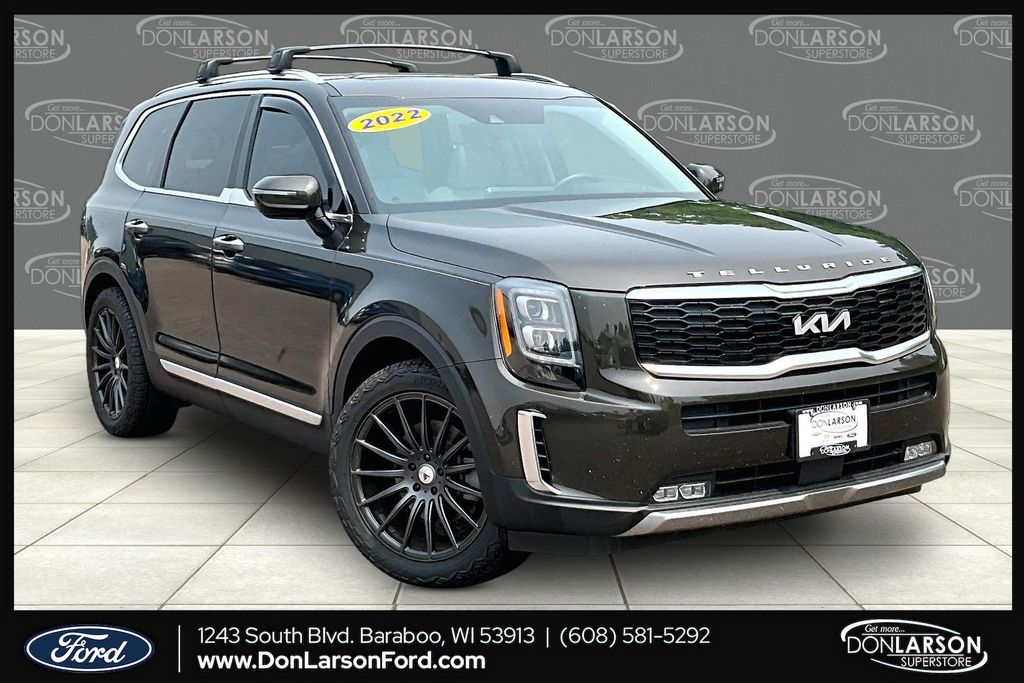 Dark Moss 2022 Kia Telluride SUV / Crossover All-Wheel Drive 8-Speed Automatic