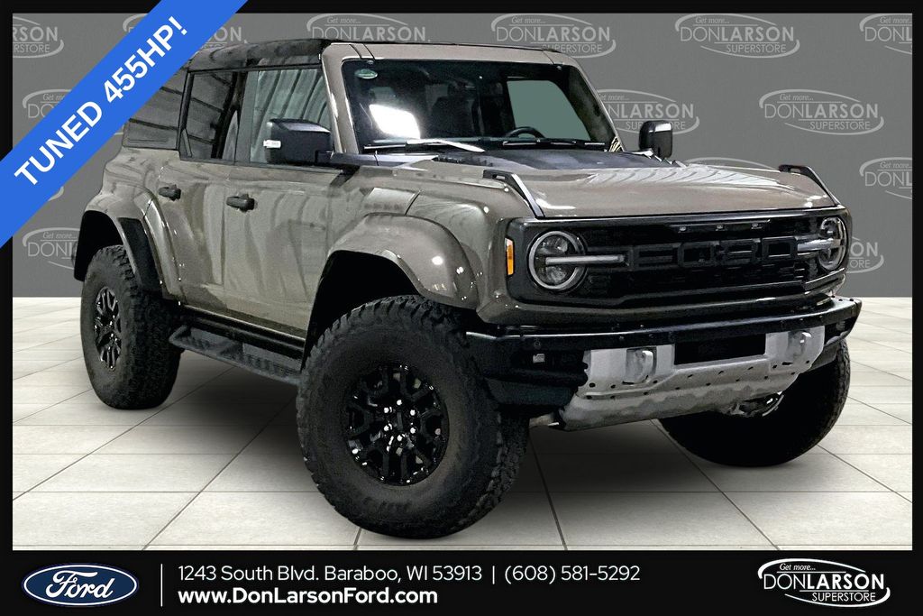 Gray 2025 Ford Bronco Raptor 4WD SUV / Crossover Four-Wheel Drive Automatic