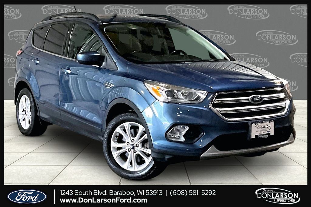 Blue Metallic 2018 Ford Escape SUV / Crossover All-Wheel Drive 6-Speed Automatic