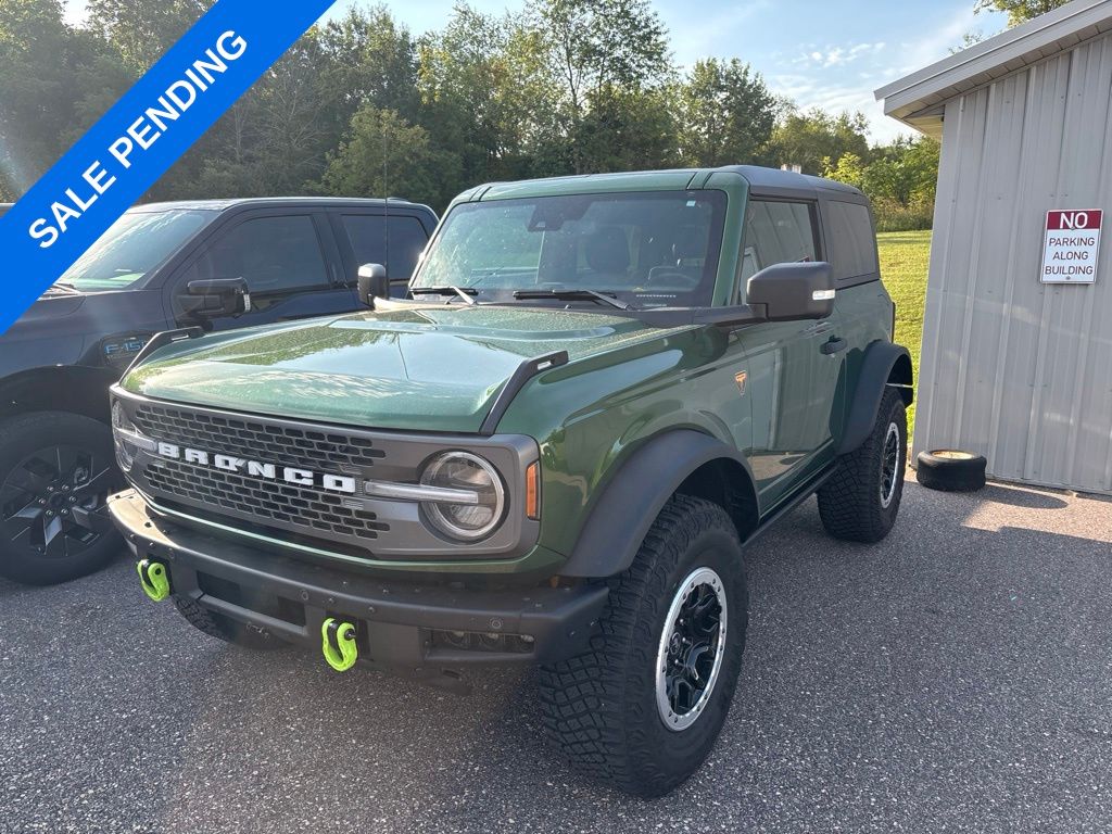 Green Metallic 2024 Ford Bronco SUV / Crossover Four-Wheel Drive 7-Speed Manual