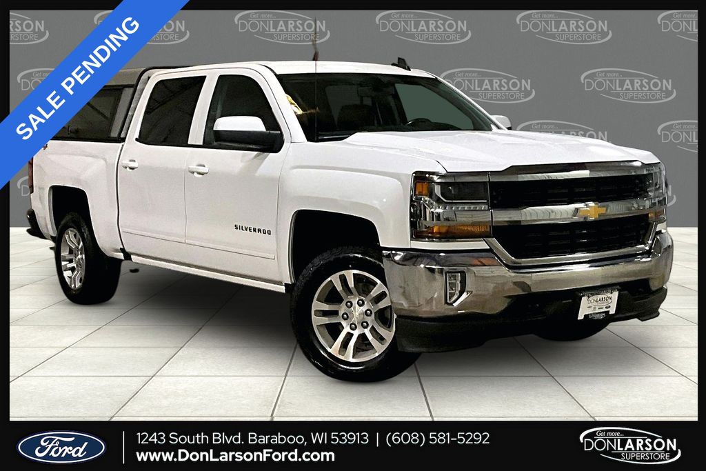 Summit White 2016 Chevrolet Silverado 1500 Pickup Truck Four-Wheel Drive 6-Speed Automatic Overdrive