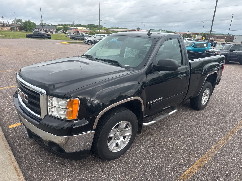 Onyx Black 2008 GMC Sierra 1500 SLE1 Ext. Cab SB Pickup Truck 4X2 4-Speed Automatic Overdrive