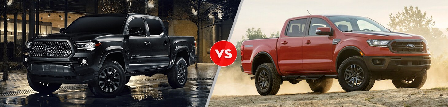 Toyota Tacoma vs Ford Ranger Comparison