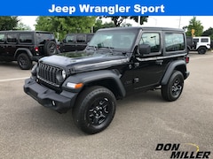 New 2025 Jeep Wrangler 2-DOOR SPORT Sport Utility 255243 for Sale near Middleton, WI, at Don Miller Dodge Chrysler Jeep Ram