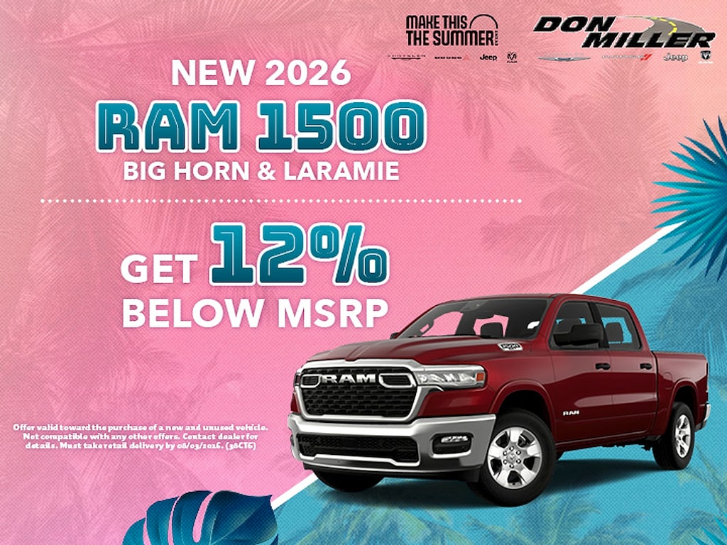New 2026 Ram 1500 Big Horn Crew Cab 4x4 57 Box Pickup