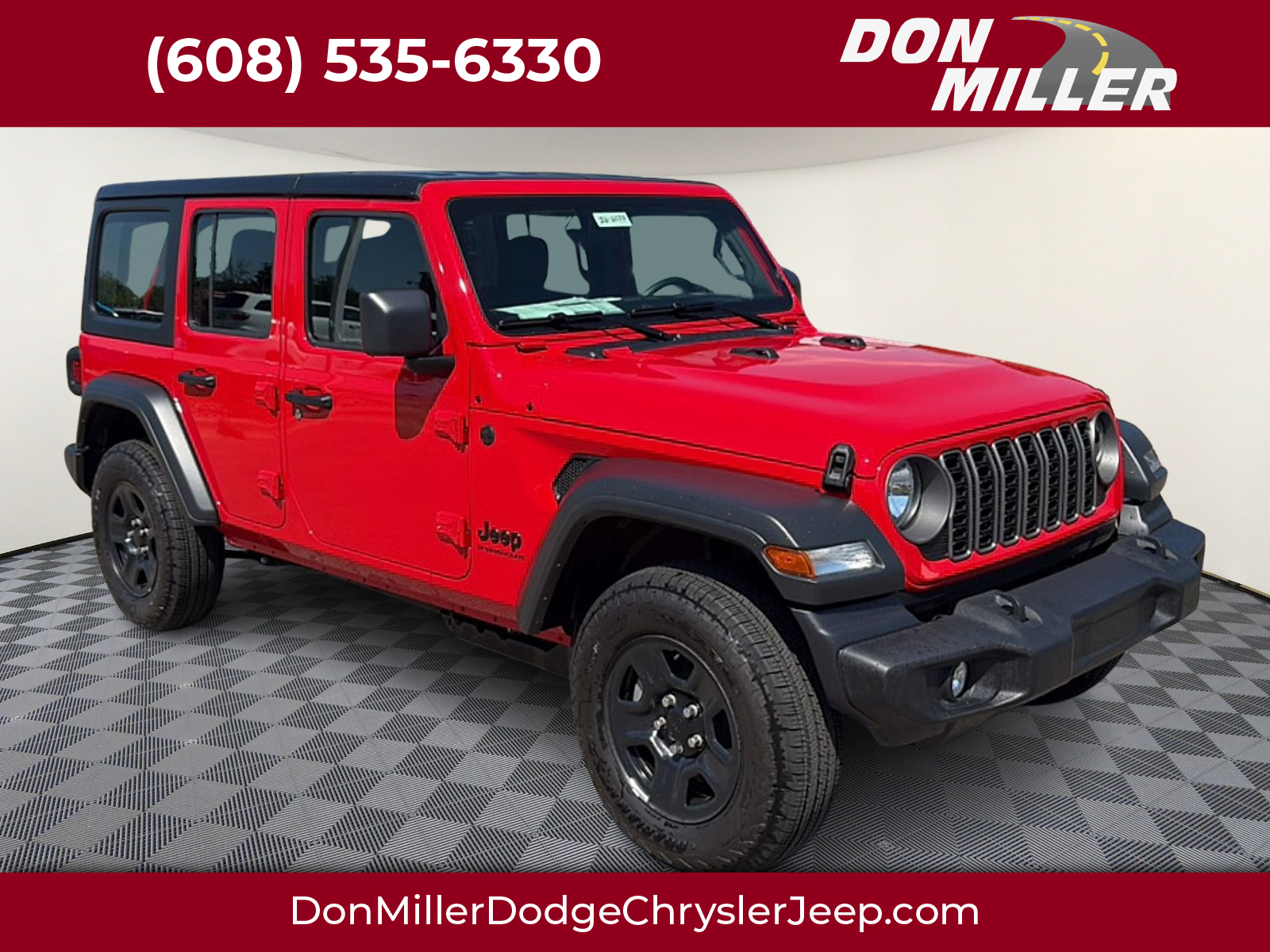 2026 Jeep Wrangler 4-Door Sport Sport Utility For Sale in Madison, WI